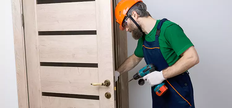 Replace Internal Door Handle with Lock Oak Bay